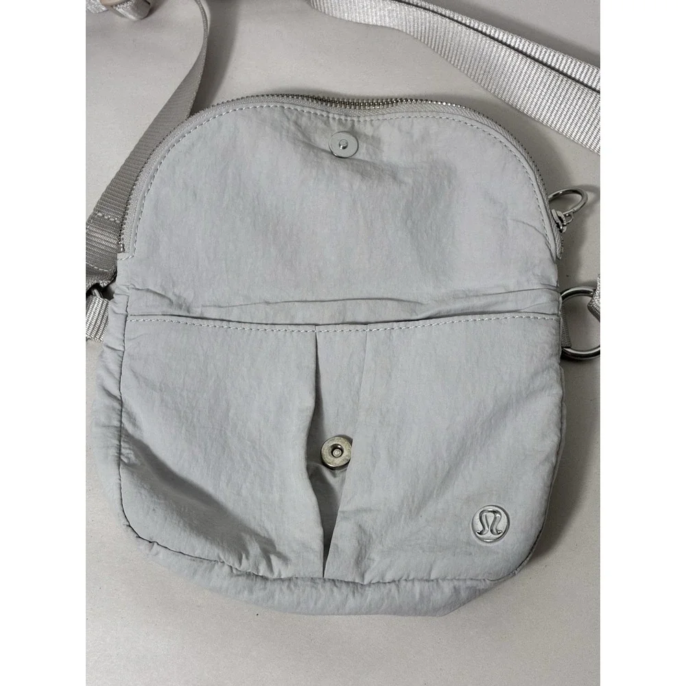 Lululemon All Night Festival Bag Micro Grey Crossbody